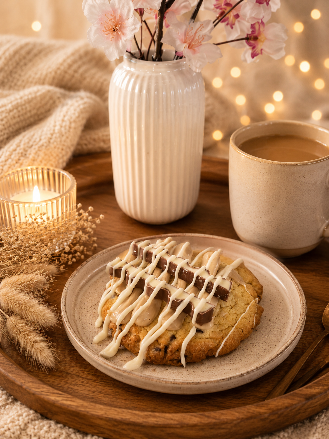 🍪 Cookie aux pépites et garniture kinder