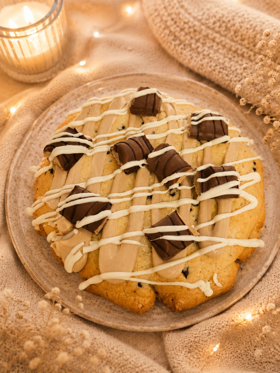 🍪 Cookie XXL aux pépites garniture Bueno
