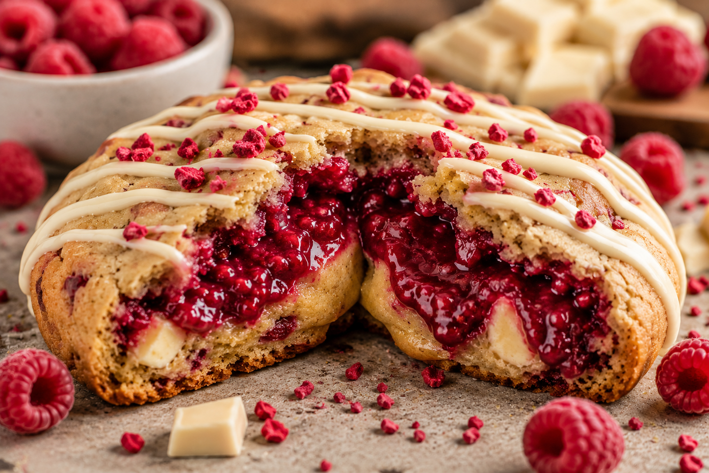 🍪 Cookie Fourré Framboise