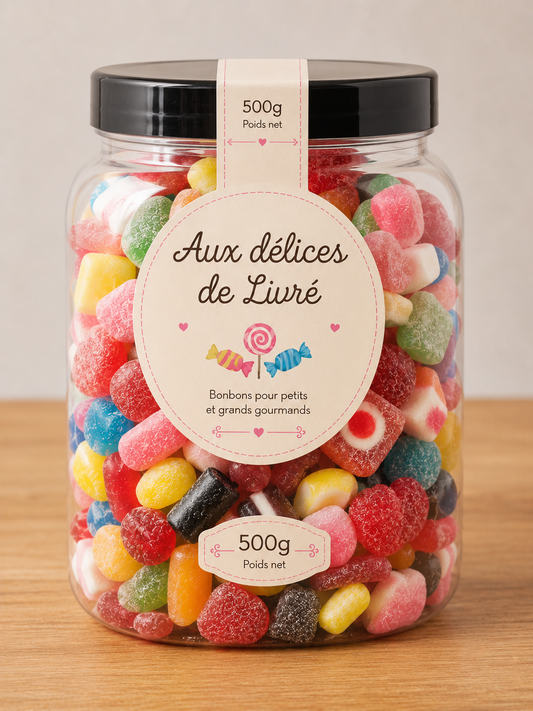 🍬 Pot de bonbons 500gr